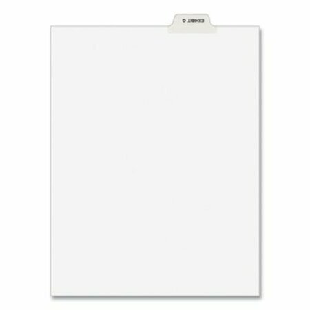 AVERY DENNISON Avery, Avery-Style Preprinted Legal Bottom Tab Divider, Exhibit G, Letter, White, 25/pk 11946